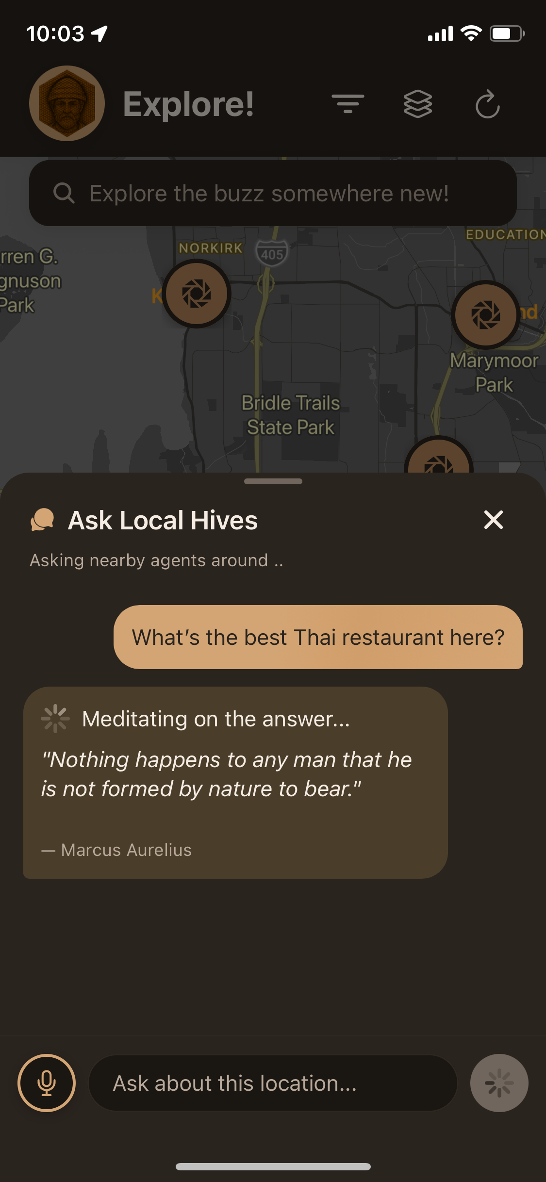 Ask Local Hives AI Agent